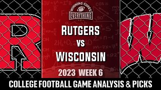 Rutgers vs Wisconsin Picks & Prediction Against the Spread 2023 College Football Analysis