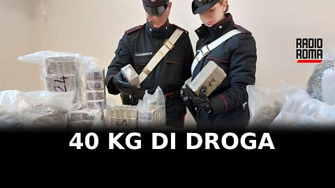 Fermato 19enne con 40 kg di droga