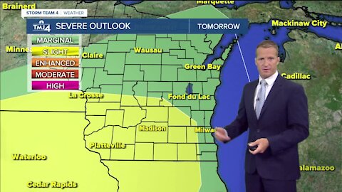 Sunny Wednesday, storms move in Thursday night