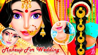 Indian wedding makeup master||Android gameplay||new game 2022||girl games