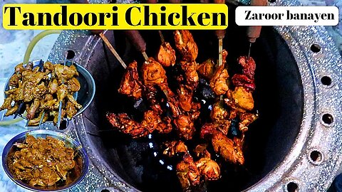 Tandoori Chicken Recipe _ Village Food Secrets by Travels Tube