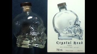 CURIOS for the CURIOUS [71] : Crystal Head vodka glass bottle 750 ml 2007