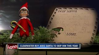 6-year-old Clearwater boy asks Santa to skip him, give presents to kids who need them