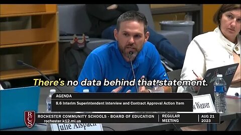 Interim Superintendent Gets His Butt Held To The Fire By School Board Member Over DEI Director