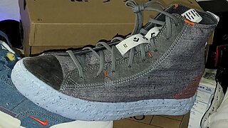 Converse All Star Chuck Taylor "CRATER"High Review + NIKE N.354 Nike Drop-Type PRM