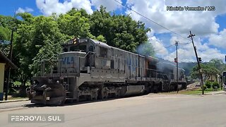 Trens e carros compartilhando a mesma ponte