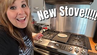 LARGE FAMILY BREAKFAST | Family of 10 | NEW STOVE | end of the year homeschool cabinet cleanout