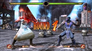 Mortal Kombat 9: Pyramid Head Vs Rain - Expert Ladder