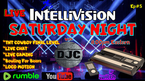 INTELLIVISION - Saturday Night - LIVE GAMING