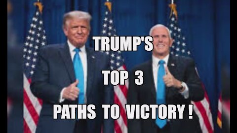 TRUMP'S TOP 3 PATHS TO VICTORY! MARSHALL LAW INSURRECTION ACT! 2020 ELECTION FRAUD! DOMINION QANON Q