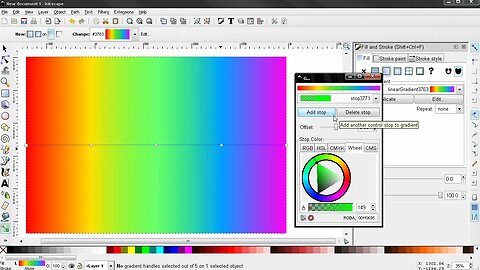 Edit Gradients (Fill and Stroke PART 4) - Inkscape Beginners' Guide ep35