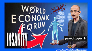 😈 This Tiny Little Psychopathic, Athiest Demon is Yuval Noah Harari, Top Advisor to Klaus Schwab of the WEF