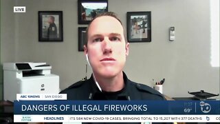 Cal Fire captain speaks on dangers of illegal fireworks