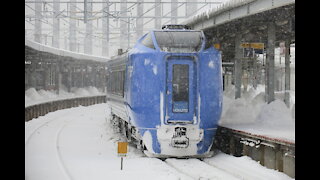 Hokuto leaving Hakodate Station