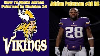 How To Make Adrian Peterson In Madden 24