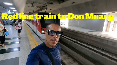 Red line train to Don Muang Airport