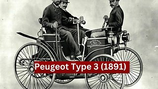 Peugeot Type 3 (1891): Pioneering the Road to Modern Automobiles