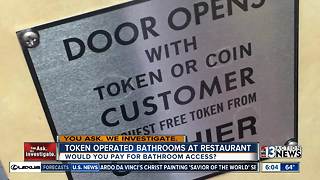 Token operated restroom causes concerns over access