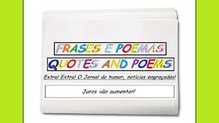 Notícias engraçadas: Juros vão aumentar! [Frases e Poemas]