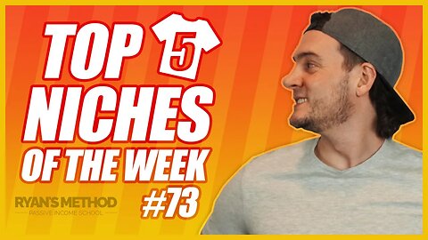 TOP 5 NICHES 🔥 Print on Demand Niche Research #73 — (10/3/2021)