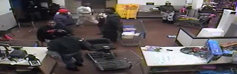 Surveillance video of Sterling Heights Walmart fight