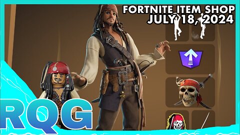 PIRATES OF THE CARIBBEAN OFFICIALLY COMES TOMORROW! FORTNITE ITEM SHOP (July 18, 2024)