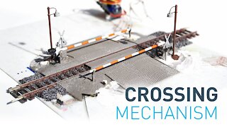 The DIY super slim lifting gate mechanism for railway crossing