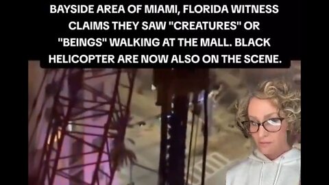 Story Suggests That Massive Police Presence At Miami Mall Was Not Over A Brawl But 8 Foot Creatures