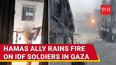IDF Troops Hiding In Gaza Building Attacked By Palestinian Fighters; Powerful Strike Caught On Cam