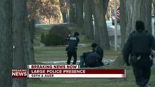 Police take down suspect near 50th and Auer