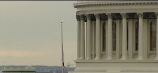 U.S. Capitol flag flies at half-staff for fall officer