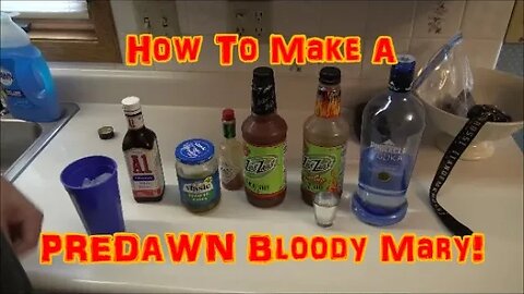 How To Make A PREDAWN Bloody Mary!