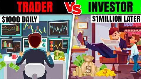 Trading VS Investing in Stocks! Which one is Better for Beginners?