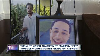 Homicide victim's mother pleads for answers
