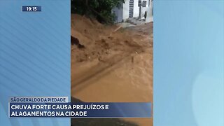 São Geraldo da Piedade: Chuva Forte Causa Prejuízos e Alagamentos na Cidade.