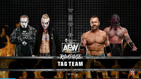 AEW Rampage Darby Allin & Sting vs Luchasaurus & Christian Cage