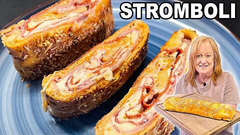 Easy STROMBOLI A Pizza Dough Rolled With Delicious Italian Toppings