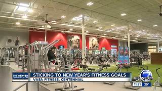 Sticking to New Year's fitness goals