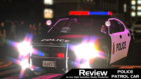 Police Patrol Car Prop Review for iClone 7 Animation Software