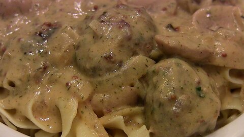 Beef Meatball Stroganoff