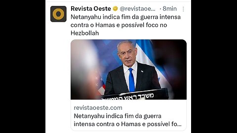 Netanyahu indica fim da guerra intensa contra o Hamas e possível foco no Hezbollah.