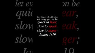 ‭‭James‬ ‭1:19 #God #Jesus #Lord #christian #bible #shorts