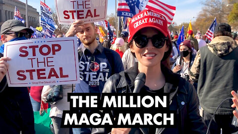 HISTORIC MILLION MAGA MARCH Nov 14 2020: Patriots Protest Fraud & Show Huge Support for Trump In DC.
