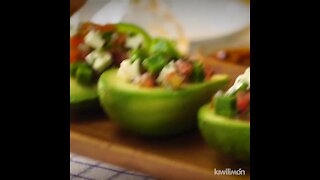 Avocado Relleno Stuffed with Nopales Salad