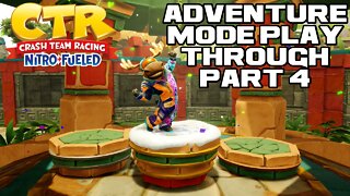 🏍🏎💨 Crash Team Racing: Nitro Fueled - Adventure Mode - Part 4 - PlayStation 4 Playthrough 🏍🏎💨 😎Benjamillion