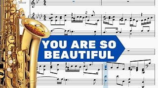 You Are So Beautiful - Joe Cocker - Tenor Sax + Piano Sheet Music