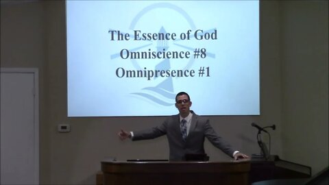 11/20/2022 - Session 1 - The Essence of God - Omniscience #8