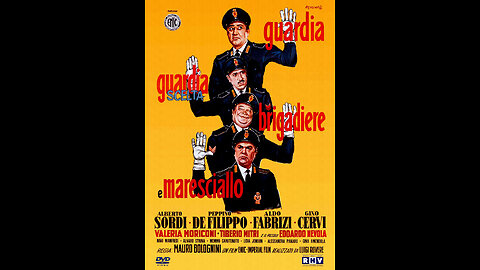 #1956 “GUARDIA, GUARDIA SCELTA, BRIGADIERE E MARESCIALLO” con #Alberto SORDI, #Peppino DE FILIPPO, #Aldo FABRIZI e #Gino CERVI, Regia di #Mauro BOLOGNINI - #GENTE ALLEGRA IL CIEL L'AIUTA... -😇💖🙏