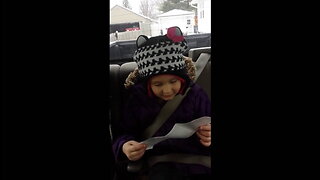 Girl reacts to finding out she's going to be a big sister in the best way possible