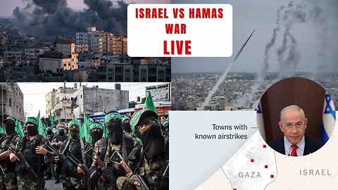 Israel vs Hamas War Live Stream Breaking News Now Airstrikes Attack Gaza Palestine Government Today